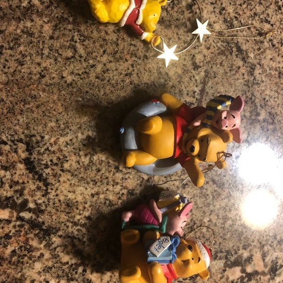 Disney Other - 3 Winnie the Pooh Christmas ornaments